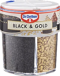 Bakdekor Black & gold