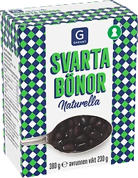 Svarta Bönor Naturella