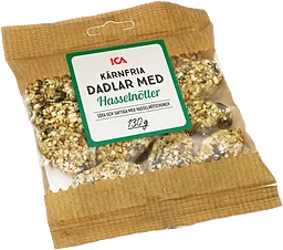 Dadlar Hasselnötter Kärnfria