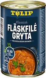 Fläskfilégryta med Cocktailpølser
