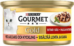 Lax & Kyckling Gold Kattmat i Sås