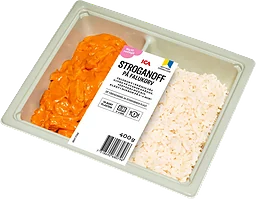 Färdigmat Korvstroganoff med Ris
