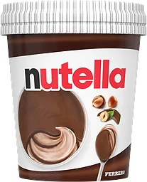 Hasselnötsglass Nutella