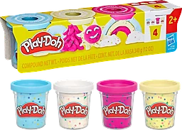 Play Doh Glitterlera, 4-pack