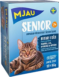 Kattmat Senior Multibox i sås 12-p