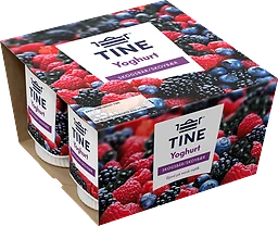 Yoghurt Skogsbär 3% 4-pack