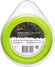 Trimmertråd 1,6mm 15m Garden