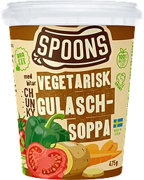 Vegetarisk Gulaschsoppa