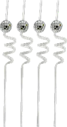 Sugrör discokula 4-pack