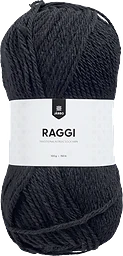 Garn Raggi Charcoal black