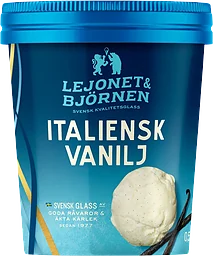 Glass Italiensk vanilj Lejonet & Björnen