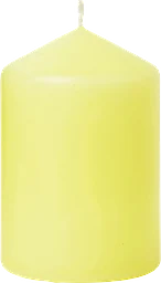 Blockljus Gul 10cm