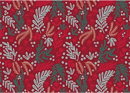 Julpapper Redberry 0,7x3m