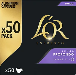 Kaffekapslar Espresso Lungo Profondo 50-pack