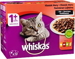 Kattmat Kött i sås 12-p