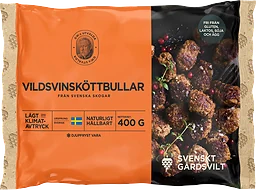 Vildsvinsköttbullar