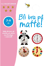 Bli bra på matte! 7-9 år (ljusrosa)