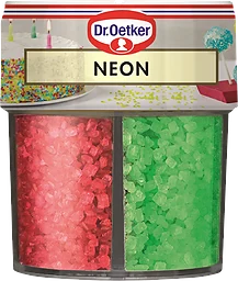 Dekorationsströssel Neon mix