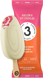 Glasspinne Hallon & Vit Choklad