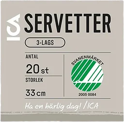 Servett 33cm Dasy 20-p