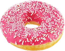 Donut Funfetti Donut Worry Be Happy