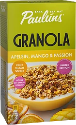 Granola Apelsin, mango & passion