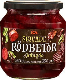 Skivade & inlagda Rödbetor 560g