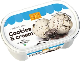 Gräddglass Cookies & cream