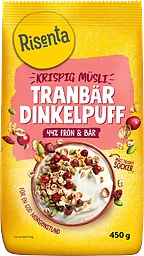 Krispig Müsli Tranbär & Dinkelpuff