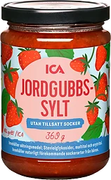 Jordgubbssylt utan tillsatt socker