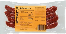 Kryddkorv Kabanoss Vitlök Svartpeppar