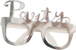 Partyglasögon Silver 8-pack