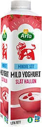 Hallon Mild Yoghurt Mindre Socker 1,5%