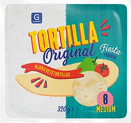 Tortilla Original Medium 8-pack