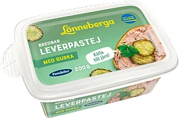 Leverpastej med Gurka Bredbar