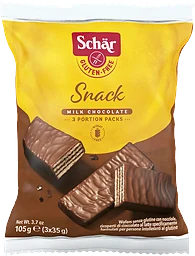 Snack rån med nötkräm och choklad