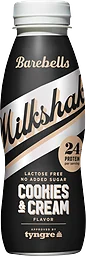 Laktosfri Proteinmilkshake Cookies & cream
