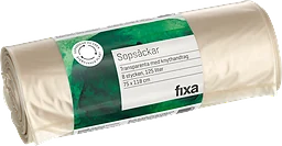 Sopsäck 125L Transparent
