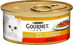 Oxkött Gold Kattmat i Sås