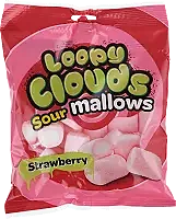 Marshmallows Syrlig Jordgubbsmak
