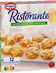 Pizza Piccolissima tre formaggi 12-pack