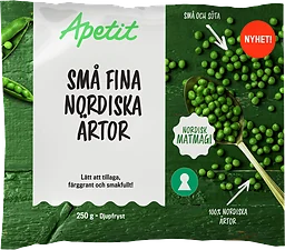 Små fina nordiska ärtor