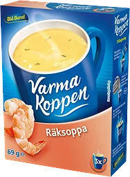 Räksoppa 3 portioner Varma Koppen
