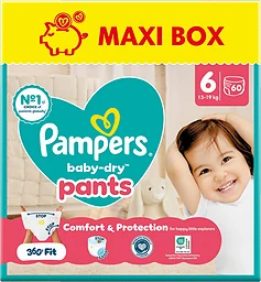 Blöjor Baby Dry Pants 6 13-19kg