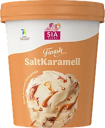 Gräddglass Vår finaste Salt karamell