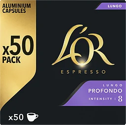 Kaffekapslar Espresso Lungo Profondo 50-pack