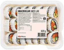Sushi Makirullar med Lax