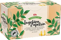Te Grönt Ingefära & apelsin 20-p