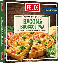 Bacon Broccoli Paj Fryst/1 Port