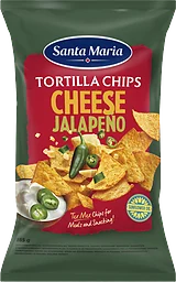 Tortillachips Ost & jalapeño
